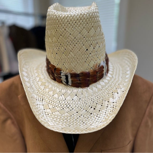 Resistol | Accessories | Vintage Resistol Stagecoach Straw Cowboy Hat ...